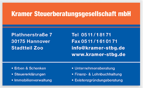 Kramer Steuerberatungsgesellschaft mbH - Hannover Zooviertel